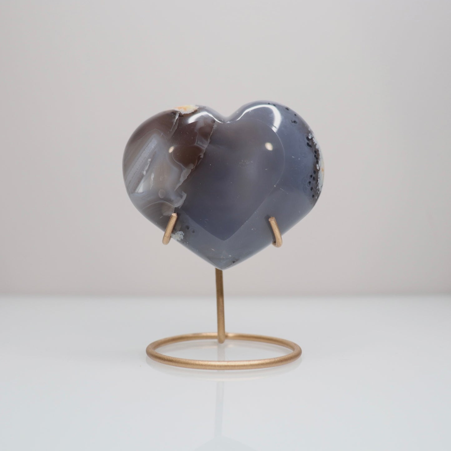 Druzy Agate Heart | D