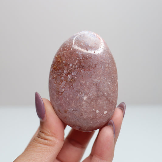 Pink Amethyst Palm Stone | 35