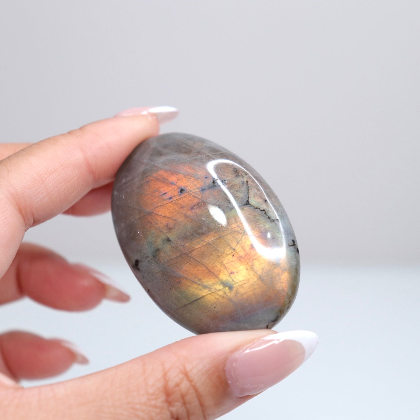 Labradorite Palm Stone 53