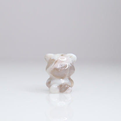 Flower Agate Mini Bear | 13