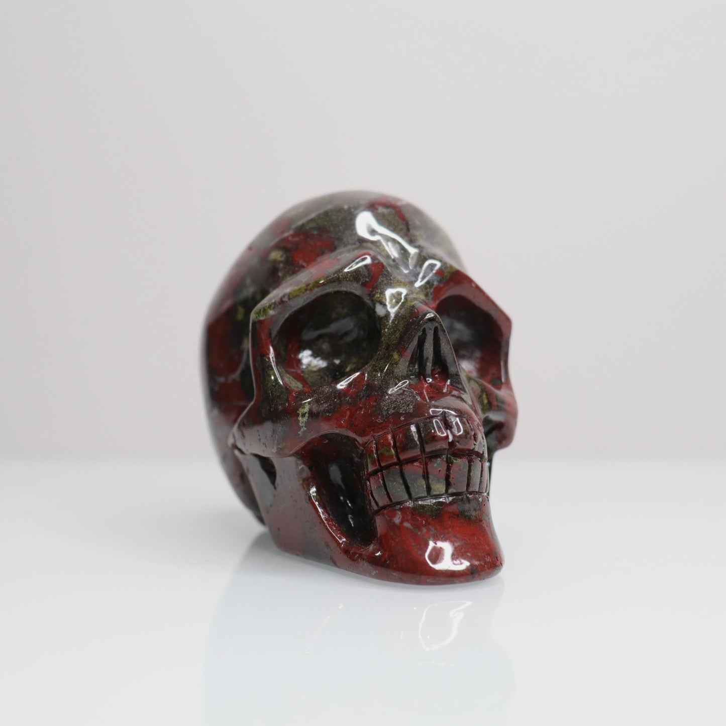 Dragon Bloodstone Skull