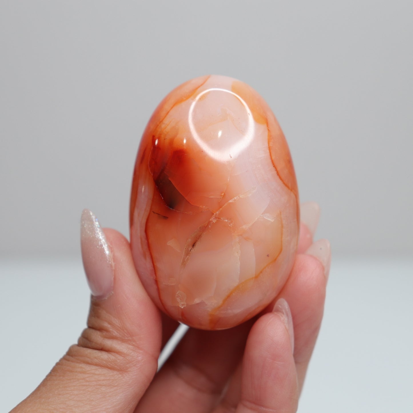 Carnelian Palm Stone 89