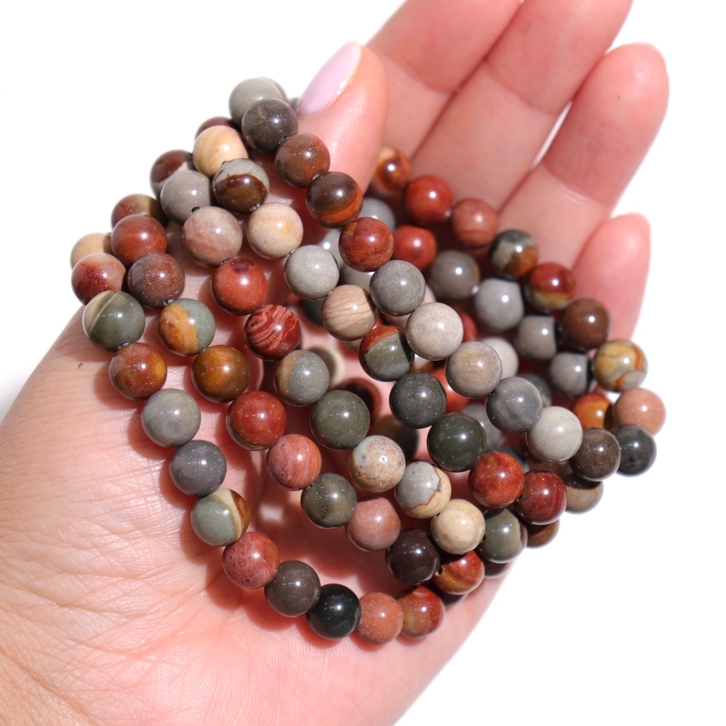 Polychrome Jasper Bracelets | 8mm