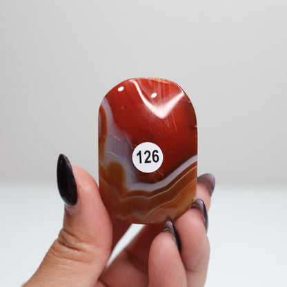 Carnelian Palm Stone | 126