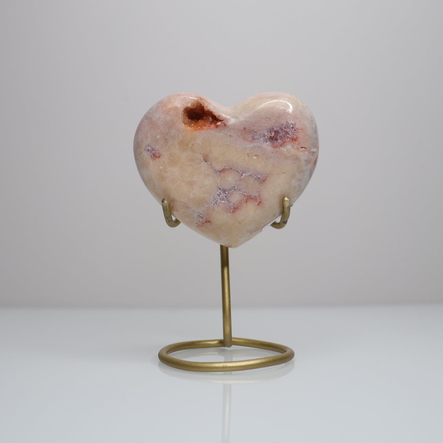 Pink Amethyst Heart | 6
