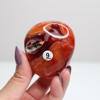 Carnelian Palm Stone 9