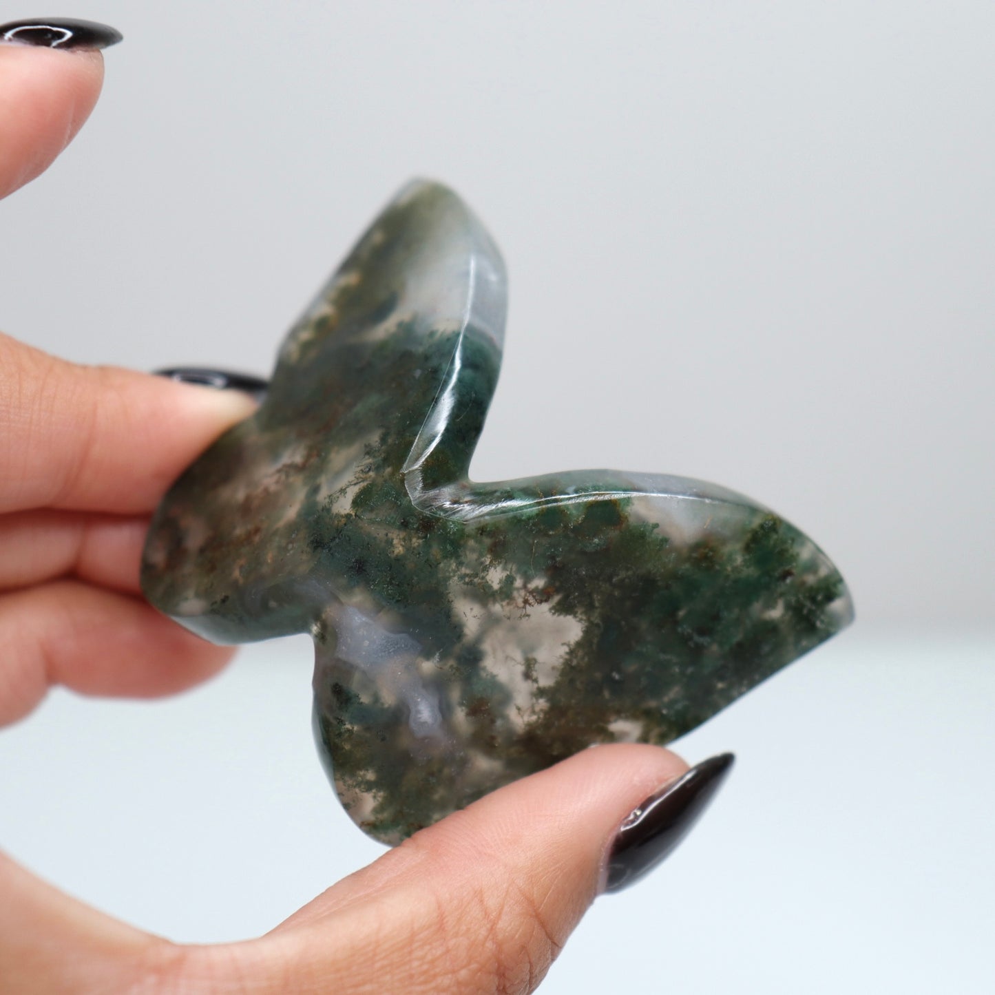Moss Agate Butterfly 6