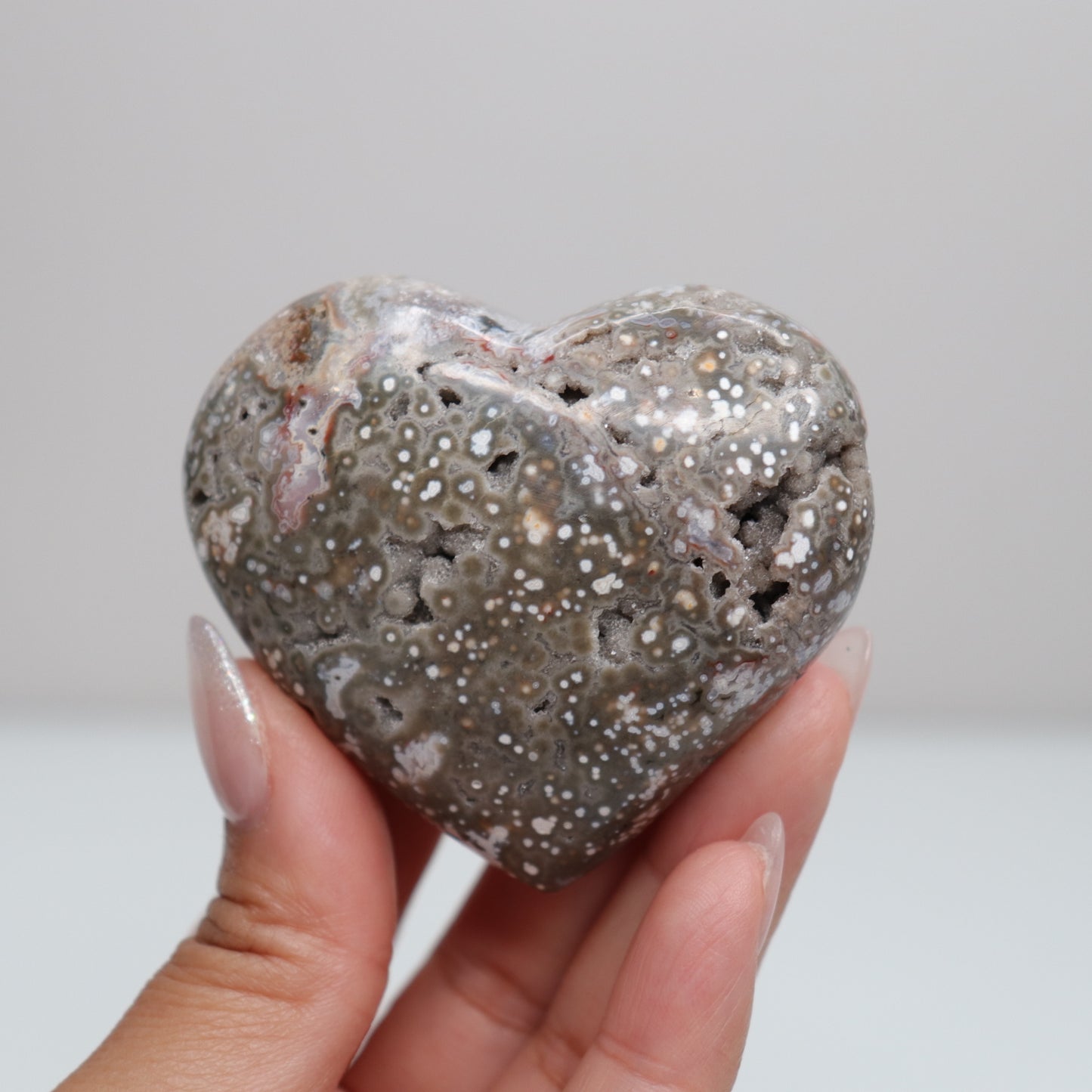 Ocean Jasper Heart | H