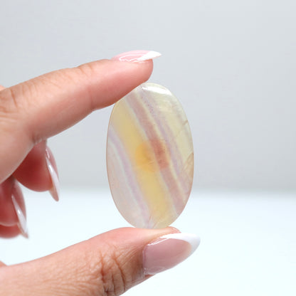 Fluorite Palm Stone 12