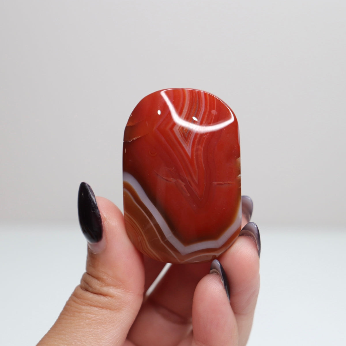 Carnelian Palm Stone | 126