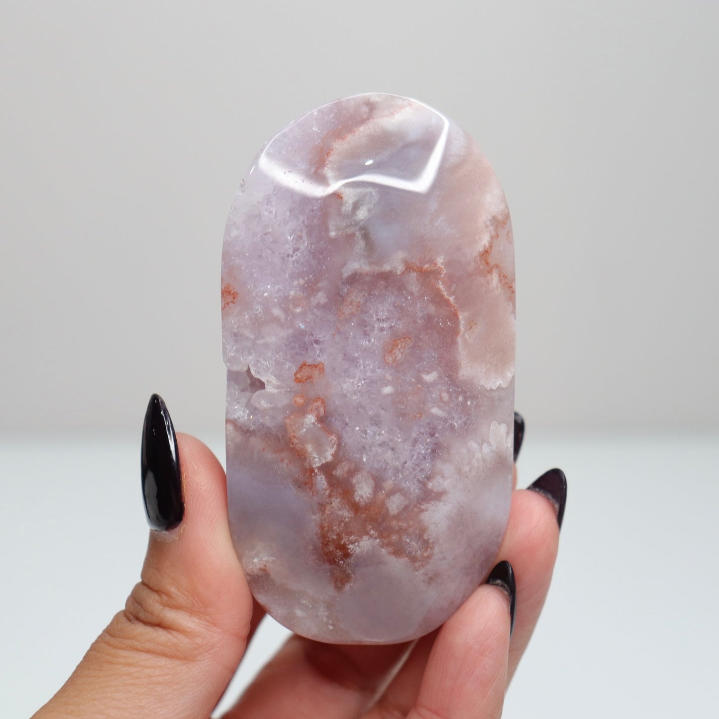 Flower Agate Palm Stone | 40