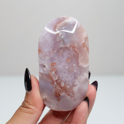 Flower Agate Palm Stone | 40