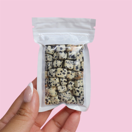 Dalmatian Jasper Mini Cubes 60g