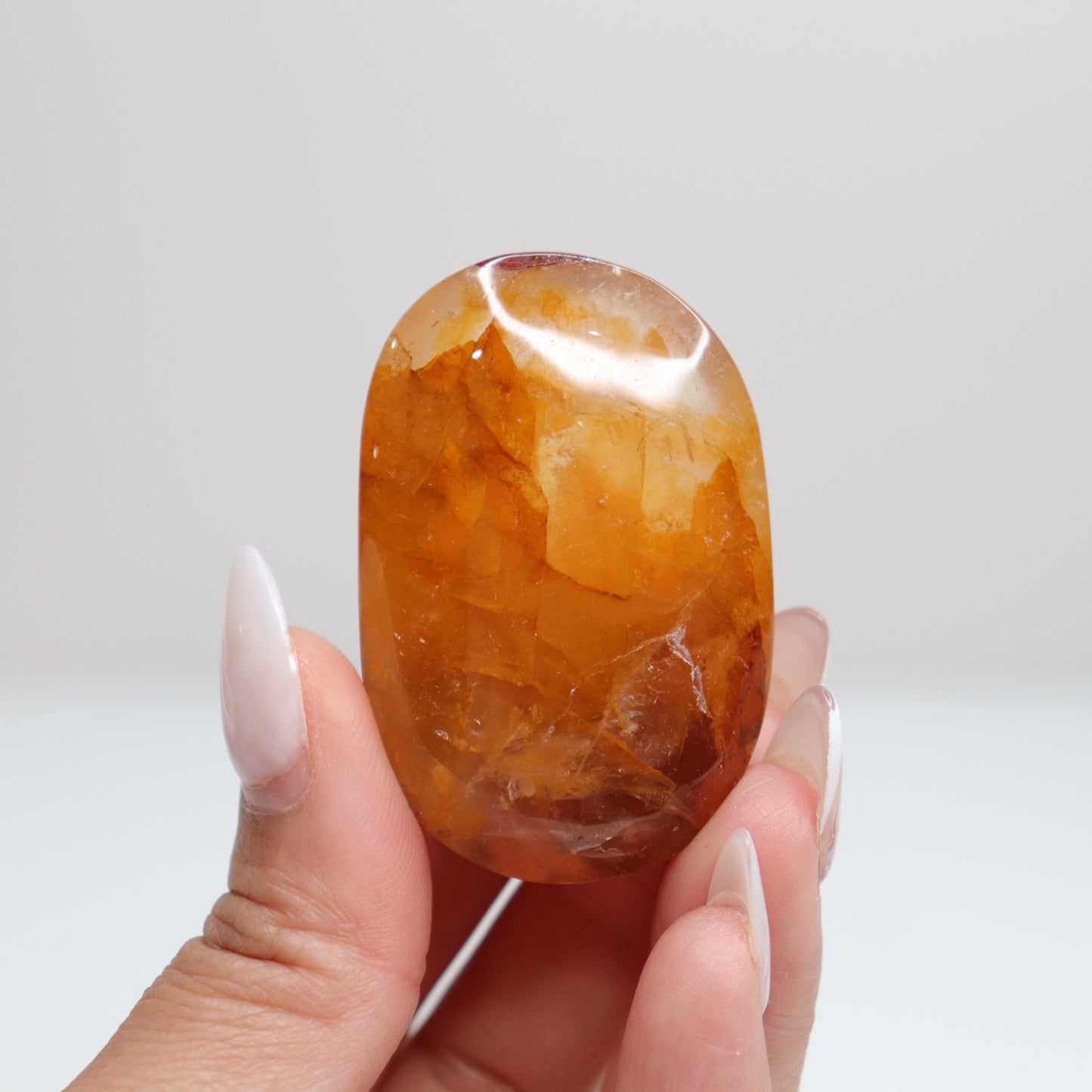 Golden Healer Palm Stone 12