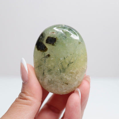 Prehnite Palm Stone 1