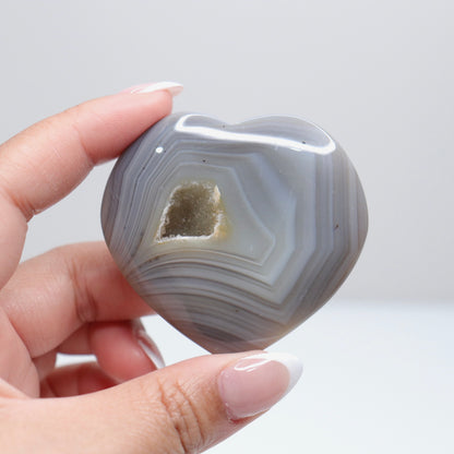 Druzy Agate Heart | 19