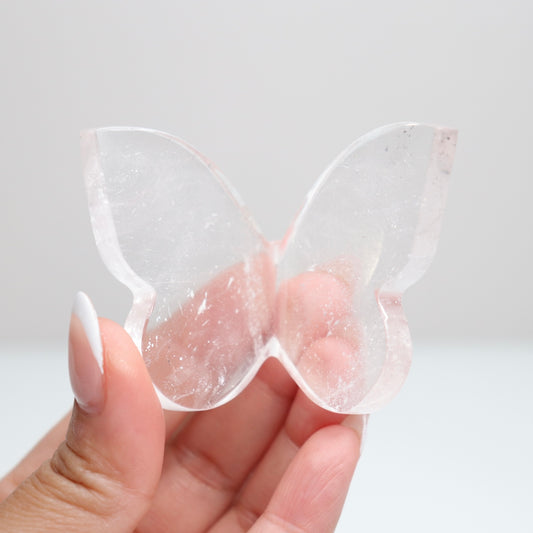 Clear Quartz Butterly D