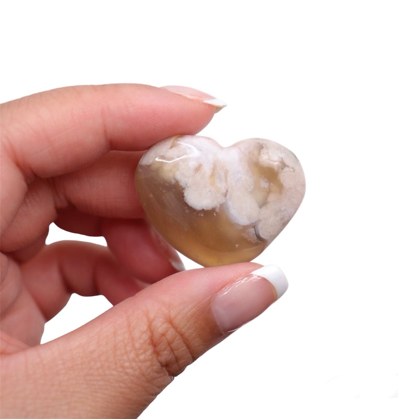 Flower Agate Heart | 2