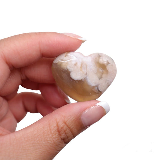 Flower Agate Heart | 2