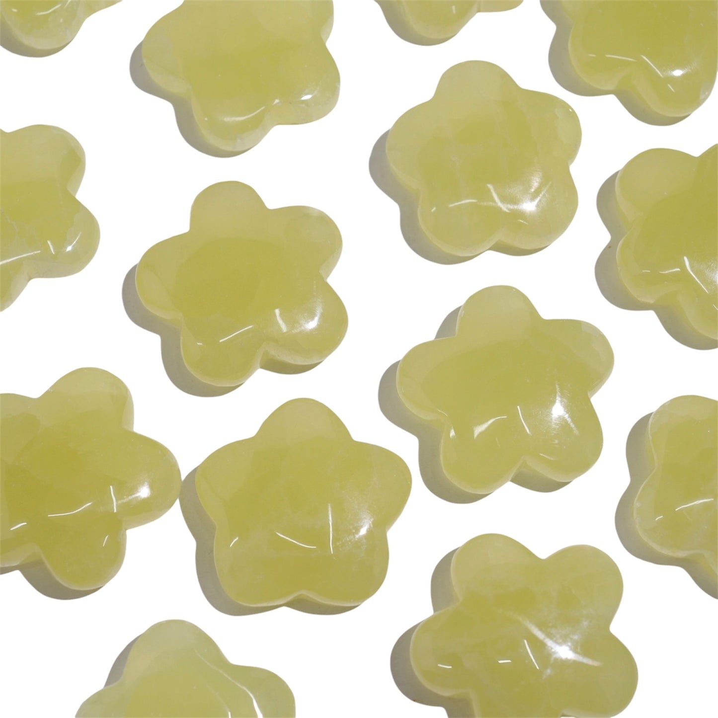 Lemon Calcite Flowers