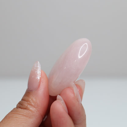 Rose Quartz Palm Stone 47