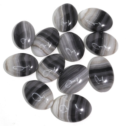 Black Onyx Palm Stones