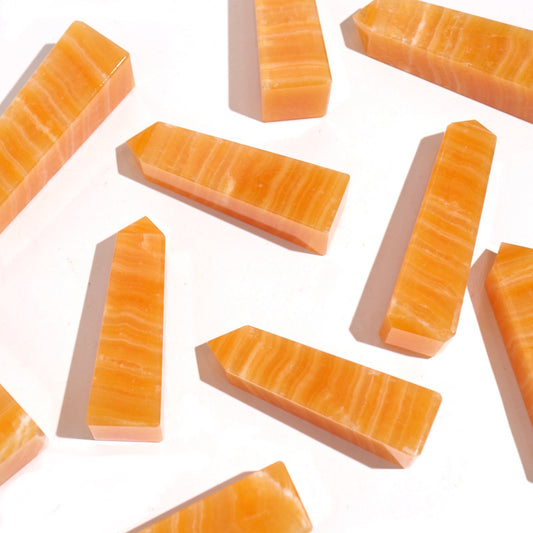 Orange Calcite Towers