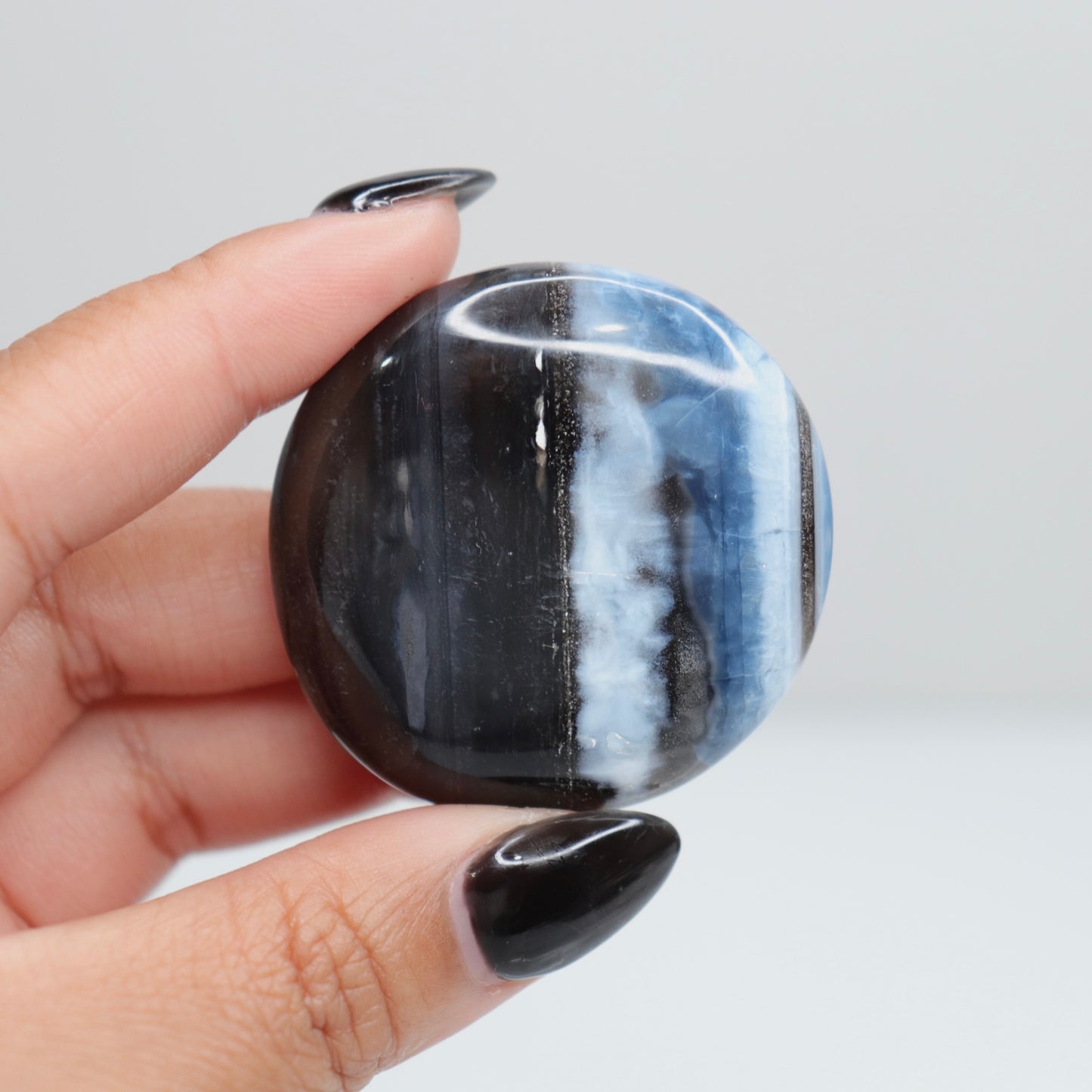 Blue Opal Flat Stone 27