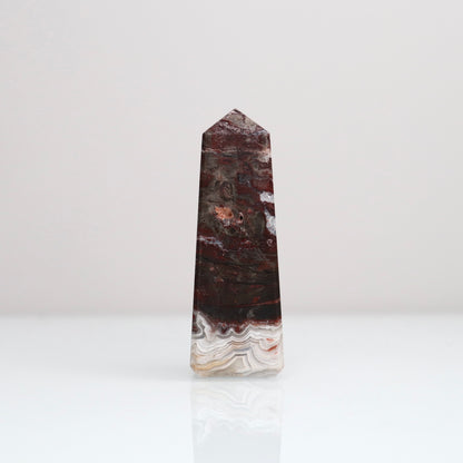 Mexican Lace Agate Tower 111