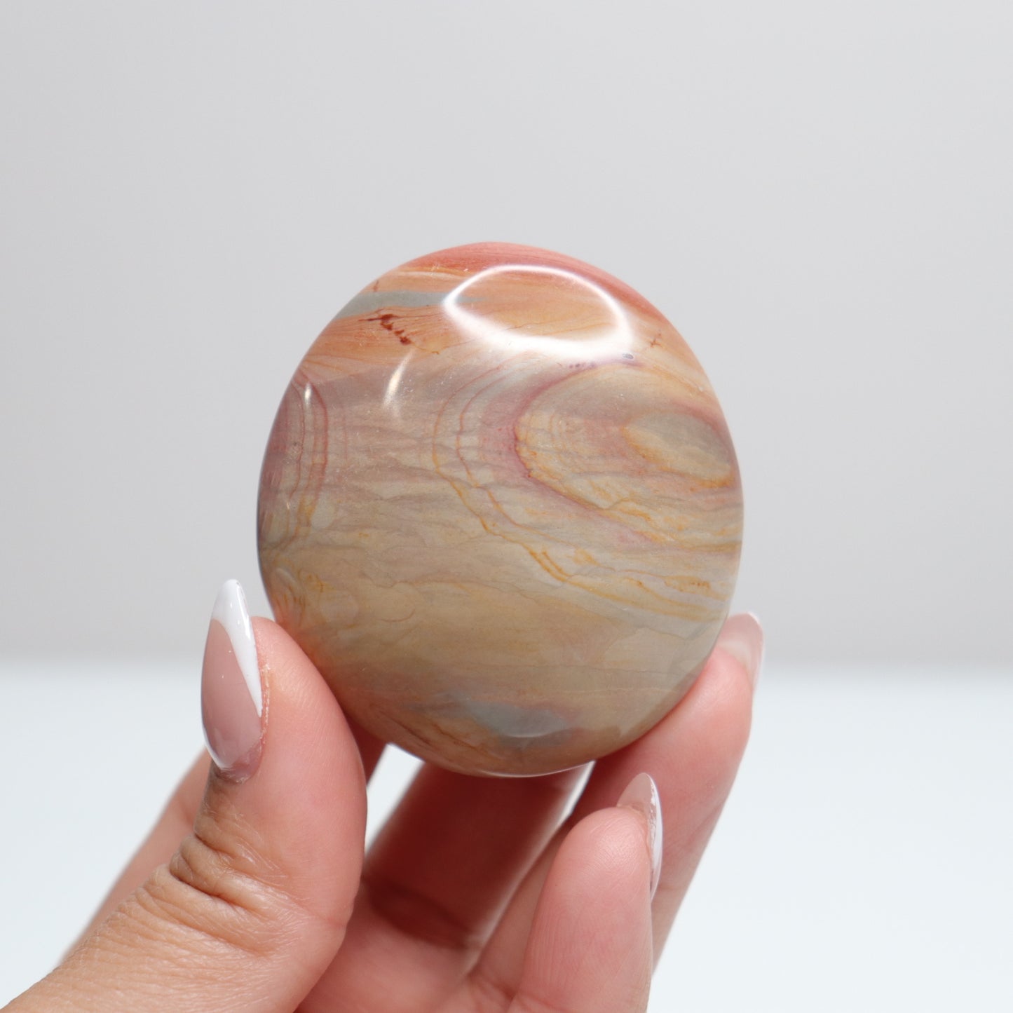 Polychrome Jasper Palm Stone | 10