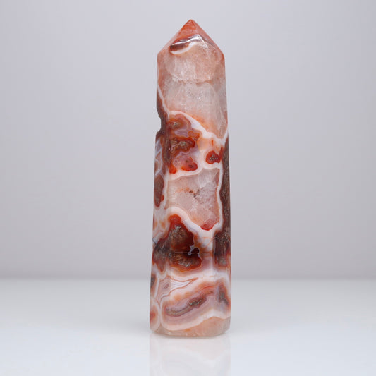 Carnelian X Moss Agate Tower | 1*