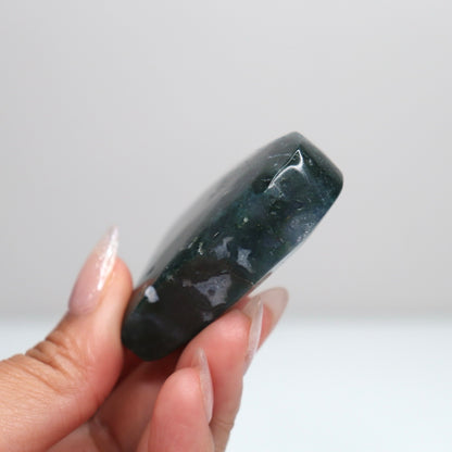 Moss Agate Heart | 64