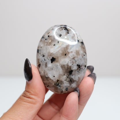 Rainbow Moonstone Palm Stone 64