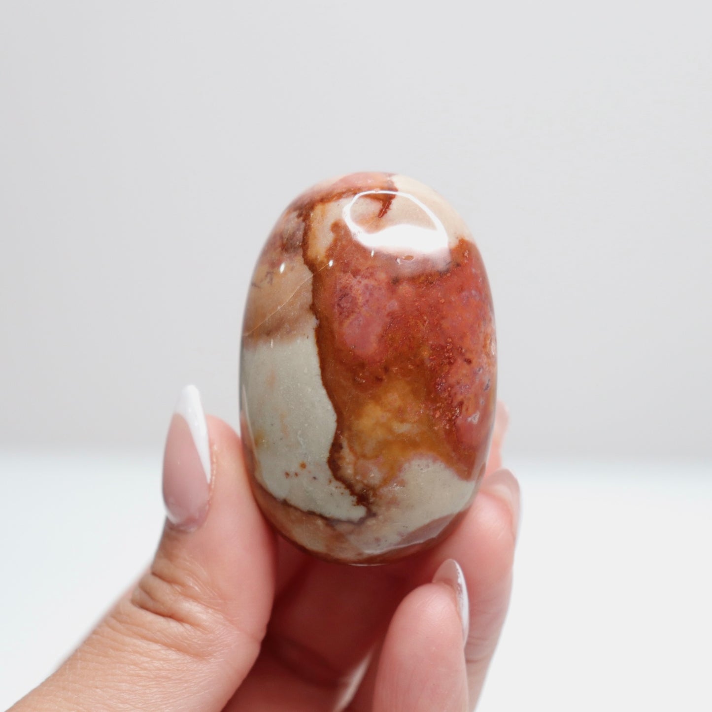 Polychrome Jasper Palm Stone | 7
