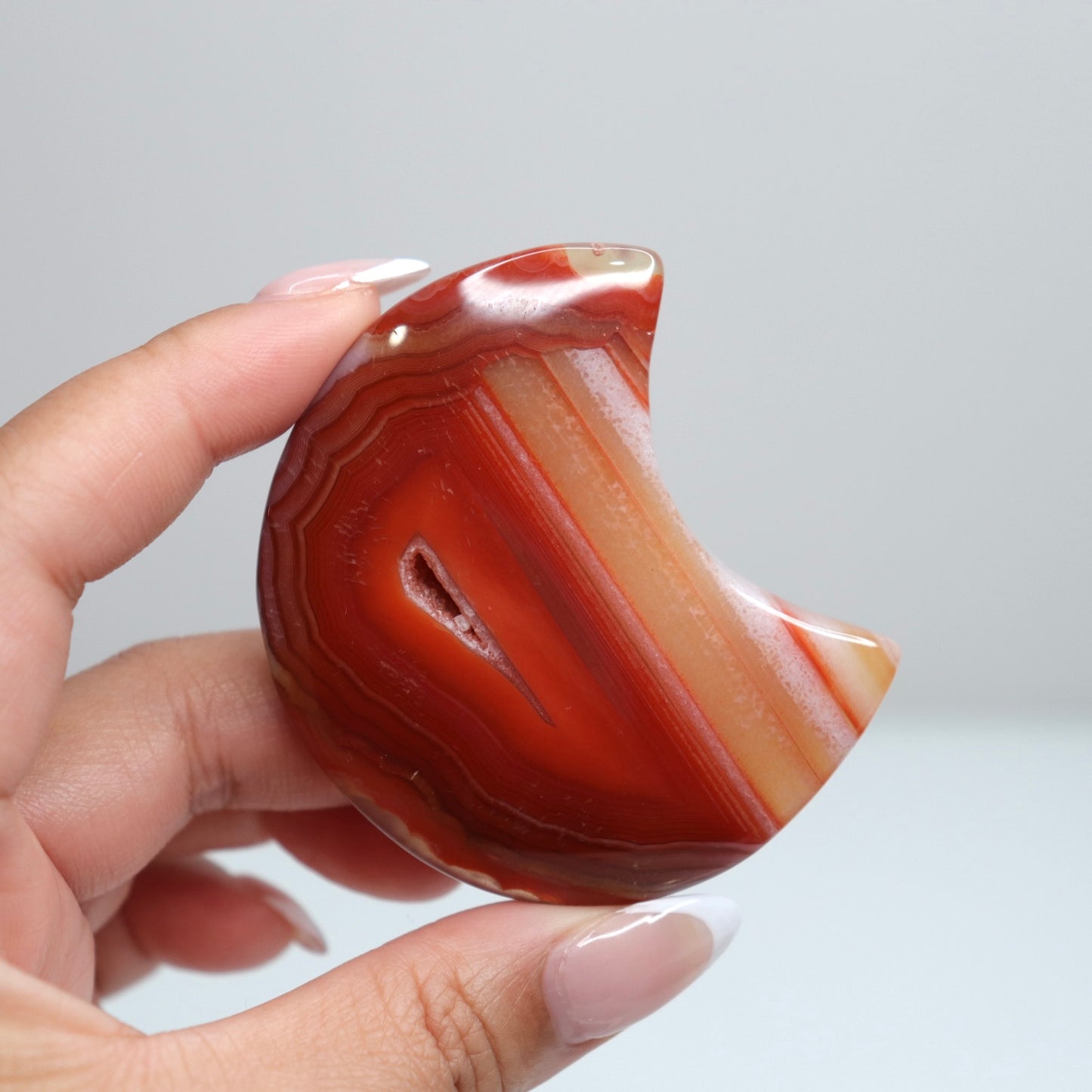 Carnelian Agate Moon 37