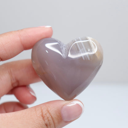 Flower Agate Heart | 36