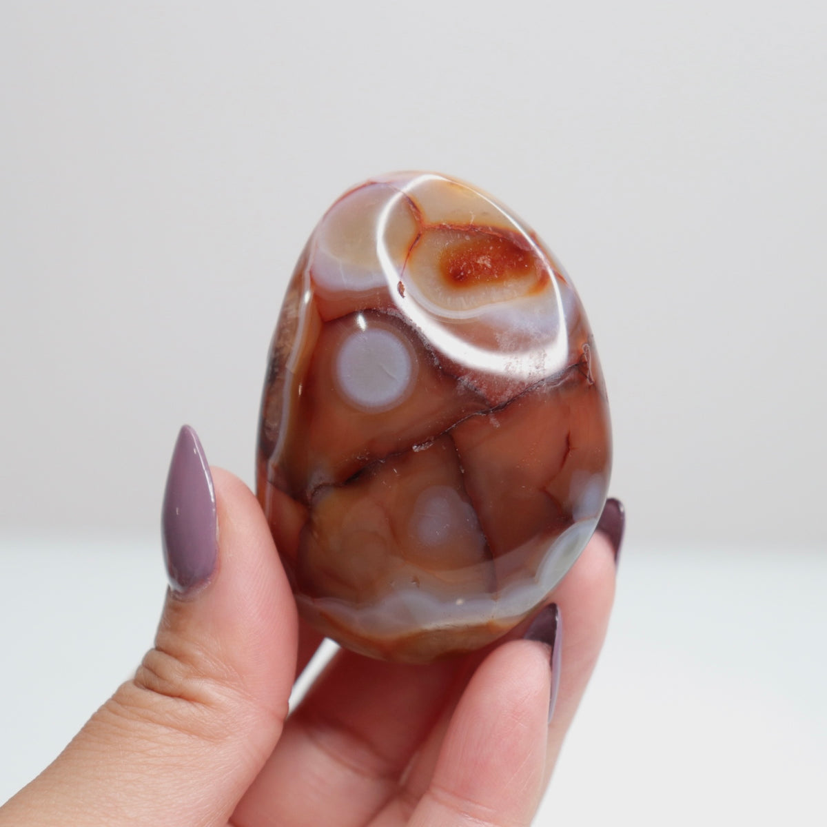 Carnelian Palm Stone 1