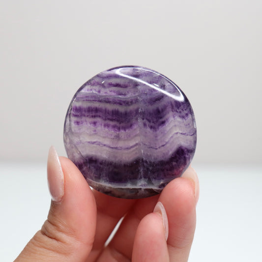 Fluorite Flat Stone | 58