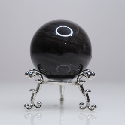 Silver Sheen Obsidian Sphere | 4