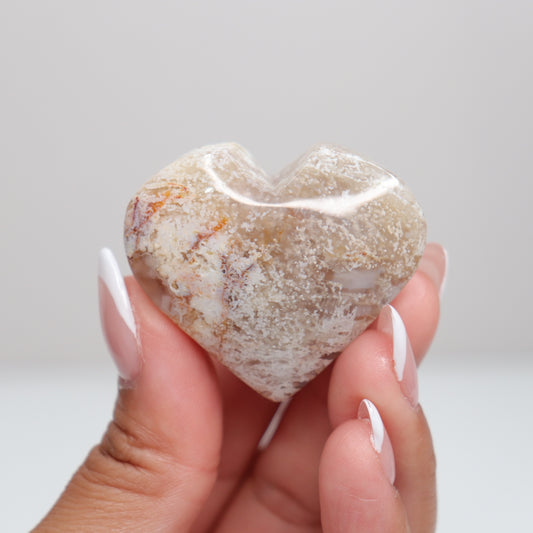 Moss Agate Heart | D