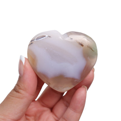 Flower Agate Heart | 17