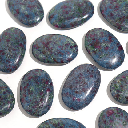 Ruby Kyanite Palm Stones