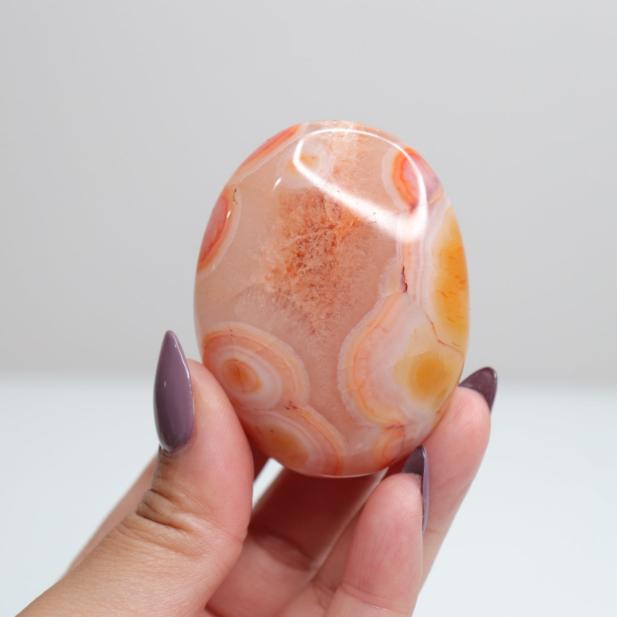 Carnelian Palm Stone 3