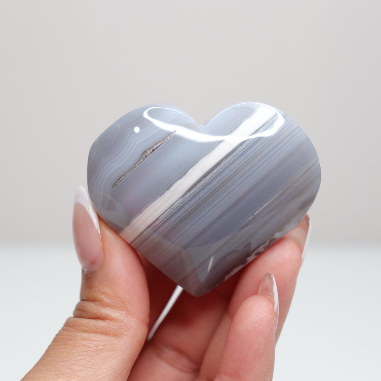 Banded Agate Heart 61