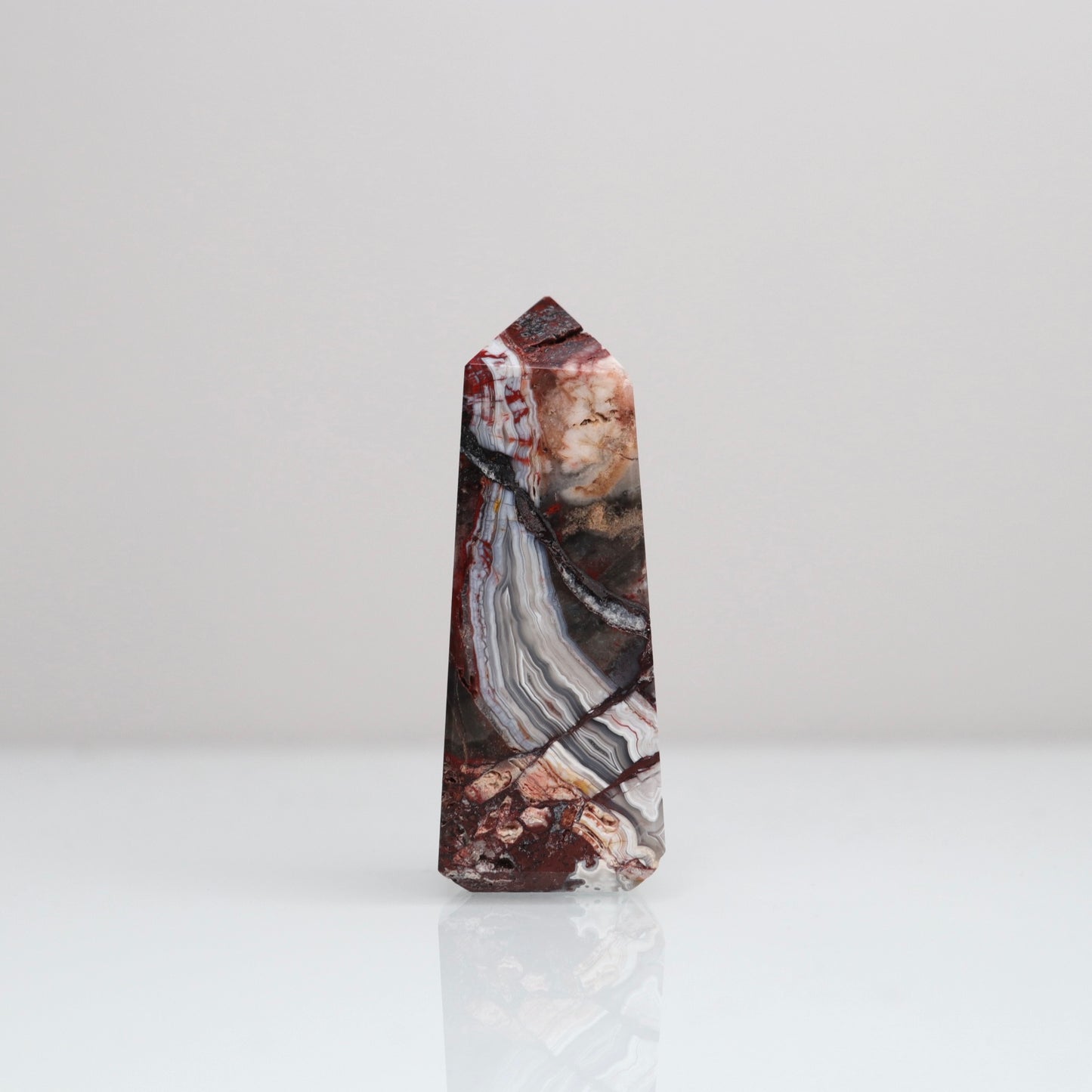 Mexican Lace Agate Tower 112