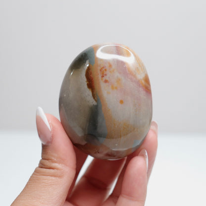 Polychrome Jasper Palm Stone | 22