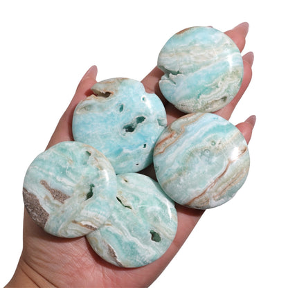 Aragonite Flat Stones