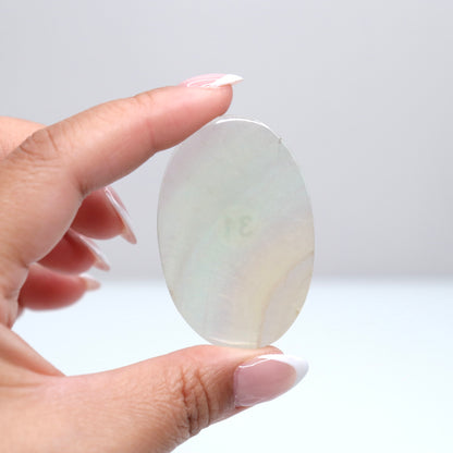 Fluorite Palm Stone | 31
