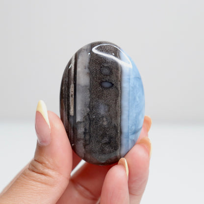 Blue Opal Palm Stone 9