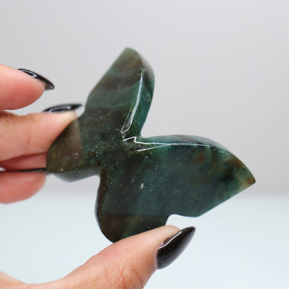 Moss Agate Butterfly 10